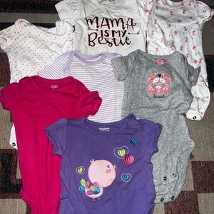 3-6 month girls one pieces